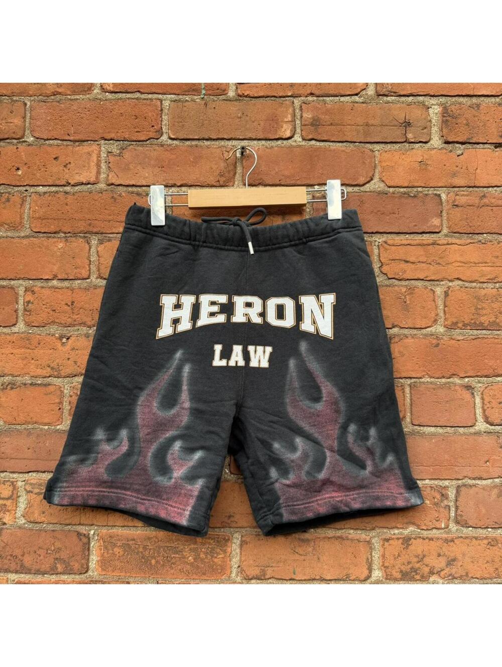 Heron Preston heron law flame shorts XSmall